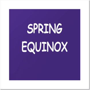 Spring Equinox, transparent Posters and Art